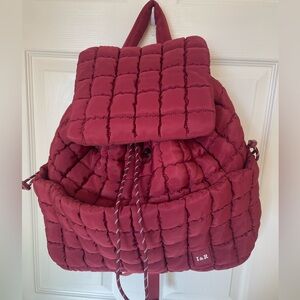 Iris & Rainbow wine puff backpack